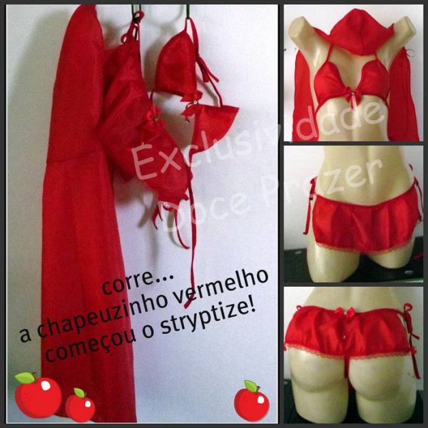 Fantasia Chapeuzinho vermelho